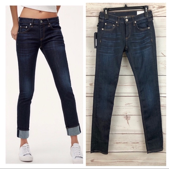 Rag Bone Dre Boyfriend Skinny Jeans 